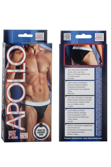 California Exotic Apollo Brief with C-Ring, черные - фото, отзывы California Exotic Apollo Brief with C-Ring, черные - фото, отзывы