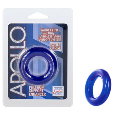 California Exotic Apollo Premium Support Enhancers Extra Large, синее, Эрекционное кольцо большого размера California Exotic Apollo Premium Support Enhancers Extra Large, синее, Эрекционное кольцо большого размера