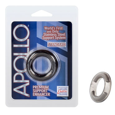 California Exotic Apollo Premium Support Enhancers Standard, серое, Эрекционное кольцо стандартного размера California Exotic Apollo Premium Support Enhancers Standard, серое, Эрекционное кольцо стандартного размера