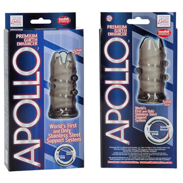 California Exotic Apollo Premium Girth Enhancers, серая - Насадка на пенис - купить в секс шопе California Exotic Apollo Premium Girth Enhancers, серая - Насадка на пенис - купить в секс шопе