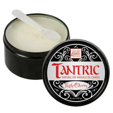 California Exotic Tantric Tasty Cherry, 170 гр, Массажная свеча, с вишневым ароматом California Exotic Tantric Tasty Cherry, 170 гр, Массажная свеча, с вишневым ароматом