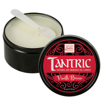 California Exotic Tantric Vanilla Breeze, 170 гр, Массажная свеча, с ароматом ванили California Exotic Tantric Vanilla Breeze, 170 гр, Массажная свеча, с ароматом ванили