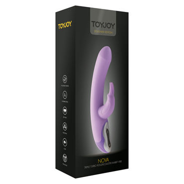 Toy Joy Nova Rabbit, фиолетовый - фото, отзывы Toy Joy Nova Rabbit, фиолетовый - фото, отзывы