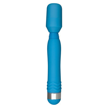 Toy Joy Funky Wand Massager, синий, Вибростимулятор с подвижной головкой Toy Joy Funky Wand Massager, синий, Вибростимулятор с подвижной головкой