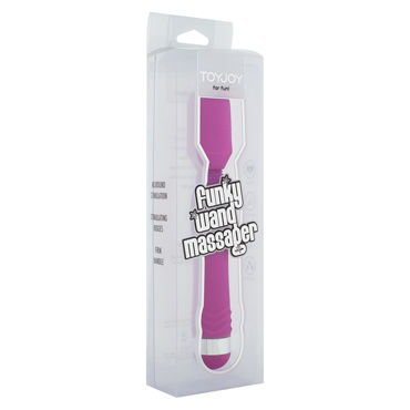 Toy Joy Funky Wand Massager, темно-розовый - фото, отзывы Toy Joy Funky Wand Massager, темно-розовый - фото, отзывы