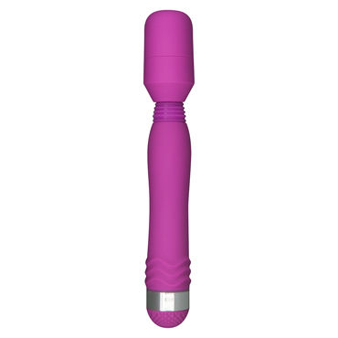 Toy Joy Funky Wand Massager, темно-розовый, Вибростимулятор с подвижной головкой Toy Joy Funky Wand Massager, темно-розовый, Вибростимулятор с подвижной головкой