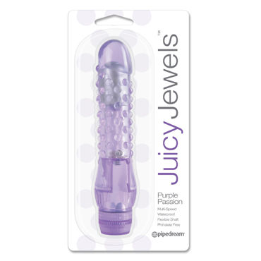Pipedream Juicy Jewels Purple Passion, Супермягкий вибратор Pipedream Juicy Jewels Purple Passion, Супермягкий вибратор