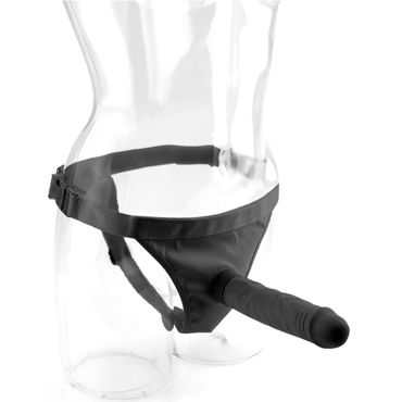 Новинка раздела Секс игрушки - Pipedream Tru-Fit Vibrating Strap-On, черный Новинка раздела Секс игрушки - Pipedream Tru-Fit Vibrating Strap-On, черный