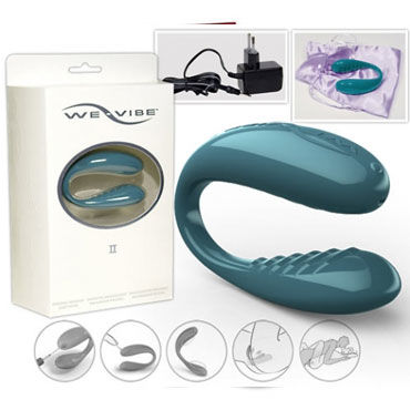 We-Vibe 2, зеленовато-голубой - Вибратор для стимуляции во время секса - купить в секс шопе We-Vibe 2, зеленовато-голубой - Вибратор для стимуляции во время секса - купить в секс шопе