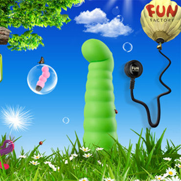 Fun Factory Little Paul, зеленый - Компактный вибратор точки G - купить в секс шопе Fun Factory Little Paul, зеленый - Компактный вибратор точки G - купить в секс шопе