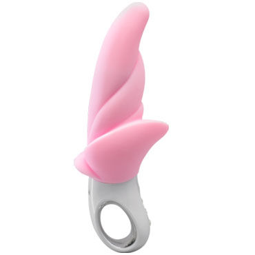 Fun Factory Calla G4, розовый - Стильный рельефный перезаряжаемый вибратор с клиторальным стимулятором - купить в секс шопе Fun Factory Calla G4, розовый - Стильный рельефный перезаряжаемый вибратор с клиторальным стимулятором - купить в секс шопе