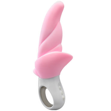 Fun Factory Calla G4, розовый, Стильный рельефный перезаряжаемый вибратор с клиторальным стимулятором Fun Factory Calla G4, розовый, Стильный рельефный перезаряжаемый вибратор с клиторальным стимулятором