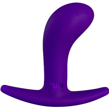 Fun Factory Bootie S, фиолетовый, Миниатюрная анальная втулка с ограничителем Fun Factory Bootie S, фиолетовый, Миниатюрная анальная втулка с ограничителем