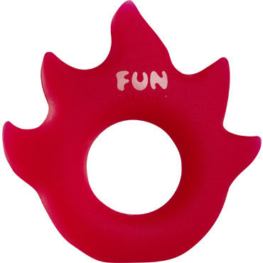 Fun Factory LoveRing Flame, красный, Упругое и эластичное эрекционное кольцо Fun Factory LoveRing Flame, красный, Упругое и эластичное эрекционное кольцо