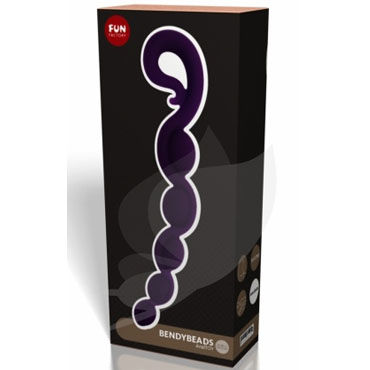 Fun Factory Bendy Beads, фиолетовый - Эластичная анальная цепочка - купить в секс шопе Fun Factory Bendy Beads, фиолетовый - Эластичная анальная цепочка - купить в секс шопе