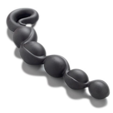 Fun Factory Bendy Beads, черный - Эластичная анальная цепочка - купить в секс шопе Fun Factory Bendy Beads, черный - Эластичная анальная цепочка - купить в секс шопе