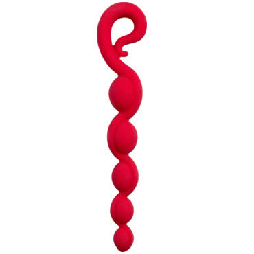 Fun Factory Bendy Beads, красный, Эластичная анальная цепочка Fun Factory Bendy Beads, красный, Эластичная анальная цепочка