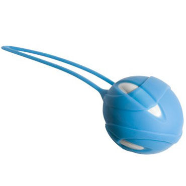 Fun Factory Smartballs Uno, голубой - Вагинальный шарик со смещенным центром тяжести - купить в секс шопе Fun Factory Smartballs Uno, голубой - Вагинальный шарик со смещенным центром тяжести - купить в секс шопе