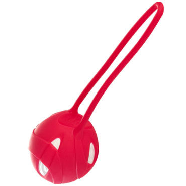 Fun Factory Smartballs Unо, красно-белый, Вагинальный шарик для тренировки мышц Fun Factory Smartballs Unо, красно-белый, Вагинальный шарик для тренировки мышц