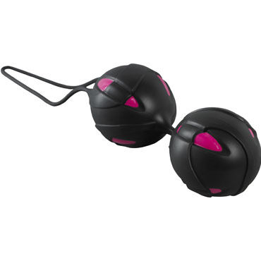 Fun Factory Teneo Duo, черно-красный, Шарики для тренировки мышц влагалища Fun Factory Teneo Duo, черно-красный, Шарики для тренировки мышц влагалища