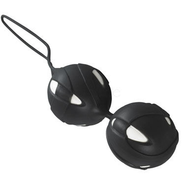 Fun Factory Teneo Duo, ванильно-черный, Шарики для тренировки мышц влагалища Fun Factory Teneo Duo, ванильно-черный, Шарики для тренировки мышц влагалища