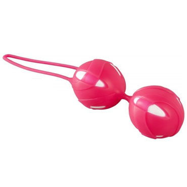 Fun Factory Teneo Duo, красно-белый, Шарики для тренировки мышц влагалища Fun Factory Teneo Duo, красно-белый, Шарики для тренировки мышц влагалища