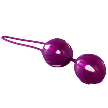 Fun Factory Teneo Duo, фиолетово-белый, Шарики для тренировки мышц влагалища Fun Factory Teneo Duo, фиолетово-белый, Шарики для тренировки мышц влагалища