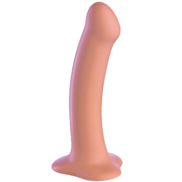 Fun Factory Magnum, телесный, Многофункциональный фаллоимитатор с ограничительным основанием Fun Factory Magnum, телесный, Многофункциональный фаллоимитатор с ограничительным основанием