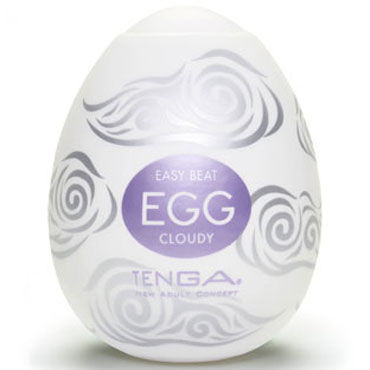 Tenga Egg Cloudy, Одноразовый мастурбатор с рельефом в виде облаков Tenga Egg Cloudy, Одноразовый мастурбатор с рельефом в виде облаков