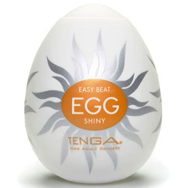 Tenga Egg Shiny, Одноразовый мастурбатор с рельефом в виде солнечных лучей Tenga Egg Shiny, Одноразовый мастурбатор с рельефом в виде солнечных лучей