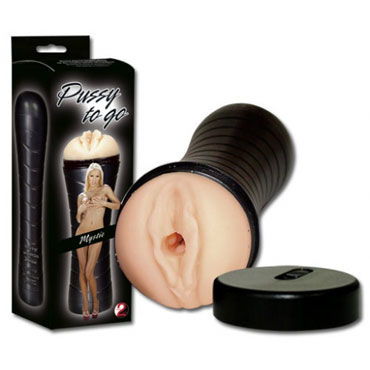 You2Toys Pussy To Go, Мастурбатор-вагина в колбе You2Toys Pussy To Go, Мастурбатор-вагина в колбе