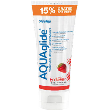 Aquaglide Strawberry, 115 мл, Лубрикант на водной основе с ароматом земляники Aquaglide Strawberry, 115 мл, Лубрикант на водной основе с ароматом земляники