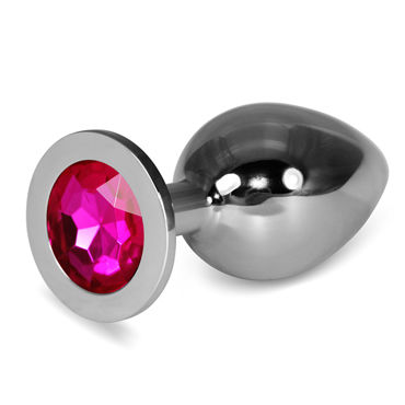 LoveToy Large, рубиновый, Увеличенная серебряная втулка с рубиновым кристаллом LoveToy Large, рубиновый, Увеличенная серебряная втулка с рубиновым кристаллом