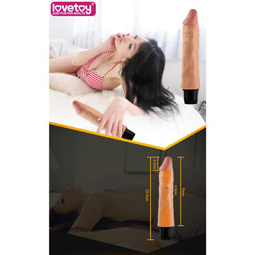 LoveToy Real Feel Flexi, 24 см, Супер реалистичный гнущийся вибратор и другие товары LoveToy с фото LoveToy Real Feel Flexi, 24 см, Супер реалистичный гнущийся вибратор и другие товары LoveToy с фото