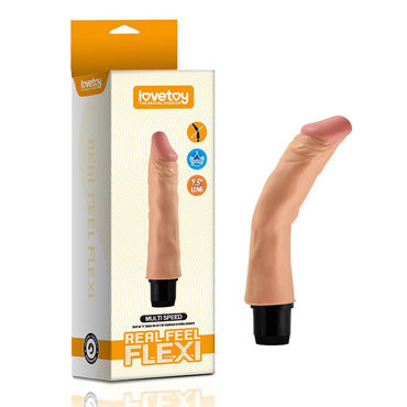 LoveToy Real Feel Flexi, 24 см, Супер реалистичный гнущийся вибратор LoveToy Real Feel Flexi, 24 см, Супер реалистичный гнущийся вибратор