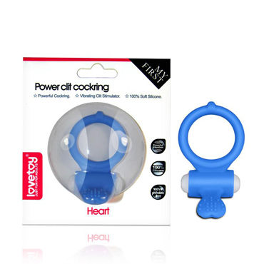 LoveToy Power Heart Clit Cockring, голубое - фото, отзывы LoveToy Power Heart Clit Cockring, голубое - фото, отзывы