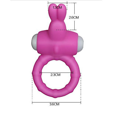 LoveToy Power Thrill Clit Cockring, черное - Виброкольцо со стимуляцией клитора - купить в секс шопе LoveToy Power Thrill Clit Cockring, черное - Виброкольцо со стимуляцией клитора - купить в секс шопе