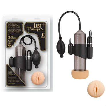 Orion Lust Pumper, Помпа для пениса с насадкой-вагиной Orion Lust Pumper, Помпа для пениса с насадкой-вагиной