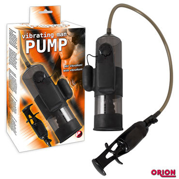 You2Toys Vibrating Man Pump, Помпа для пениса с вибропулей You2Toys Vibrating Man Pump, Помпа для пениса с вибропулей