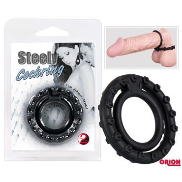 You2Toys Steely Cockring, Кольцо для пениса и мошонки You2Toys Steely Cockring, Кольцо для пениса и мошонки