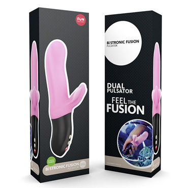 Fun Factory Bi Stronic Fusion, розовый - Пульсатор со стимуляцией клитора - купить в секс шопе Fun Factory Bi Stronic Fusion, розовый - Пульсатор со стимуляцией клитора - купить в секс шопе