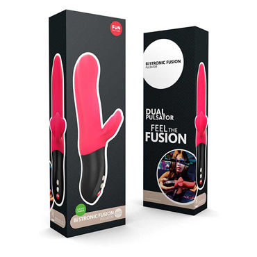 Fun Factory Bi Stronic Fusion, красный - Мощный вибратор-пульсатор - купить в секс шопе Fun Factory Bi Stronic Fusion, красный - Мощный вибратор-пульсатор - купить в секс шопе
