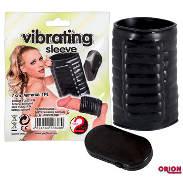 You2Toys Vibrating Sleeve, Вибронасадка на пенис You2Toys Vibrating Sleeve, Вибронасадка на пенис