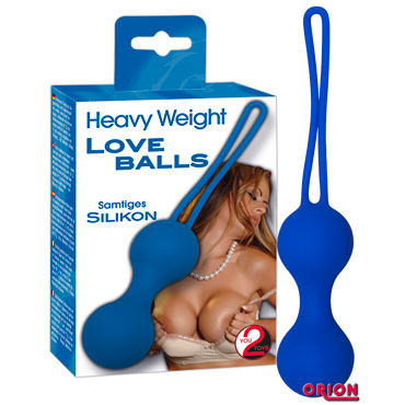 You2Toys Love Balls, синие, Утяжеленные вагинальные шарики со смещенным центром тяжести You2Toys Love Balls, синие, Утяжеленные вагинальные шарики со смещенным центром тяжести