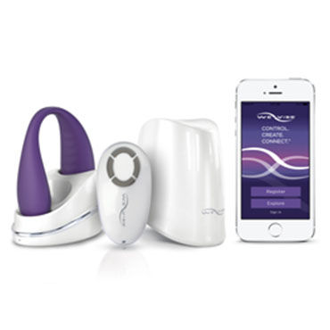 We-Vibe Classic, фиолетовый - Классический вибратор для пар в новом дизайне с уникальным дистанционным управлением - купить в секс шопе We-Vibe Classic, фиолетовый - Классический вибратор для пар в новом дизайне с уникальным дистанционным управлением - купить в секс шопе