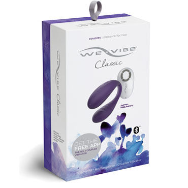 We-Vibe Classic, фиолетовый, Классический вибратор для пар в новом дизайне с уникальным дистанционным управлением We-Vibe Classic, фиолетовый, Классический вибратор для пар в новом дизайне с уникальным дистанционным управлением