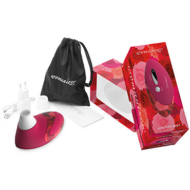 Womanizer Pro, красный - Вакуумный стимулятор клитора, улучшенная версия - купить в секс шопе Womanizer Pro, красный - Вакуумный стимулятор клитора, улучшенная версия - купить в секс шопе