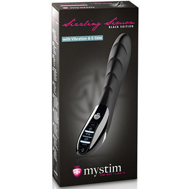 Mystim Sizzling Simon E-Stim Vibe Black Edition - Вибратор для электростимуляции в новом цвете - купить в секс шопе Mystim Sizzling Simon E-Stim Vibe Black Edition - Вибратор для электростимуляции в новом цвете - купить в секс шопе