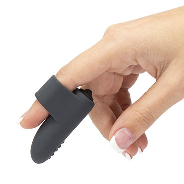 Fifty Shades of Grey Secret Touching Finger Ring - Вибронасадка на палец - купить в секс шопе Fifty Shades of Grey Secret Touching Finger Ring - Вибронасадка на палец - купить в секс шопе
