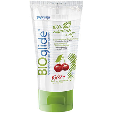 Bioglide Cherry, 80 мл, Натуральная смазка со вкусом вишни Bioglide Cherry, 80 мл, Натуральная смазка со вкусом вишни